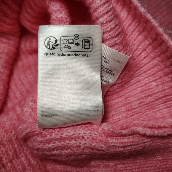 Divided Bubblegum Pink Knit Sweater Dress Women's Size Small - Picture 10 of 10